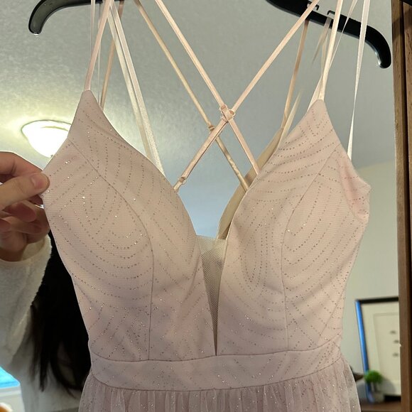 Sequin Hearts Pink Dress - Picture 2 of 3